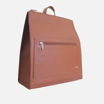 Morral leticia de cuero para mujer - Arena