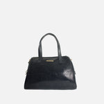 Cartera araiya de cuero para mujer - Negro