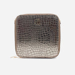 Bolso manos libres lamuna de cuero para mujer - Bronce