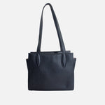 Cartera athanas de cuero para mujer - Negro