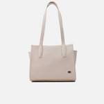 Cartera athanas de cuero para mujer - Nude
