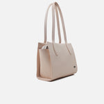 Cartera athanas de cuero para mujer - Nude