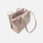 Cartera athanas de cuero para mujer - Nude