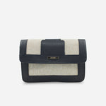 Bolso manos libres alexia de cuero para mujer - Negro