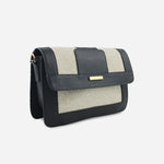 Bolso manos libres alexia de cuero para mujer - Negro