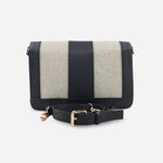 Bolso manos libres alexia de cuero para mujer - Negro