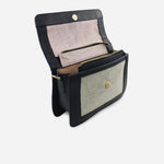 Bolso manos libres alexia de cuero para mujer - Negro