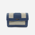 Bolso manos libres alexia de cuero para mujer - Azul