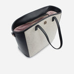 Cartera tilda de textil para mujer - Negro