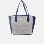 Cartera tilda de cuero para mujer - Azul