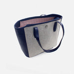 Cartera tilda de cuero para mujer - Azul