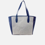 Cartera tilda de cuero para mujer - Azul