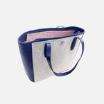 Cartera tilda de cuero para mujer - Azul