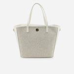 Cartera tilda de cuero para mujer - Hueso