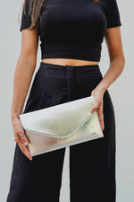 Sobre ankara de sintético para mujer - Plata