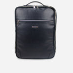 Morral cristal de cuero para hombre - Negro