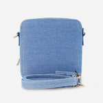 Bolso manos libres blue de textil para mujer - Azul
