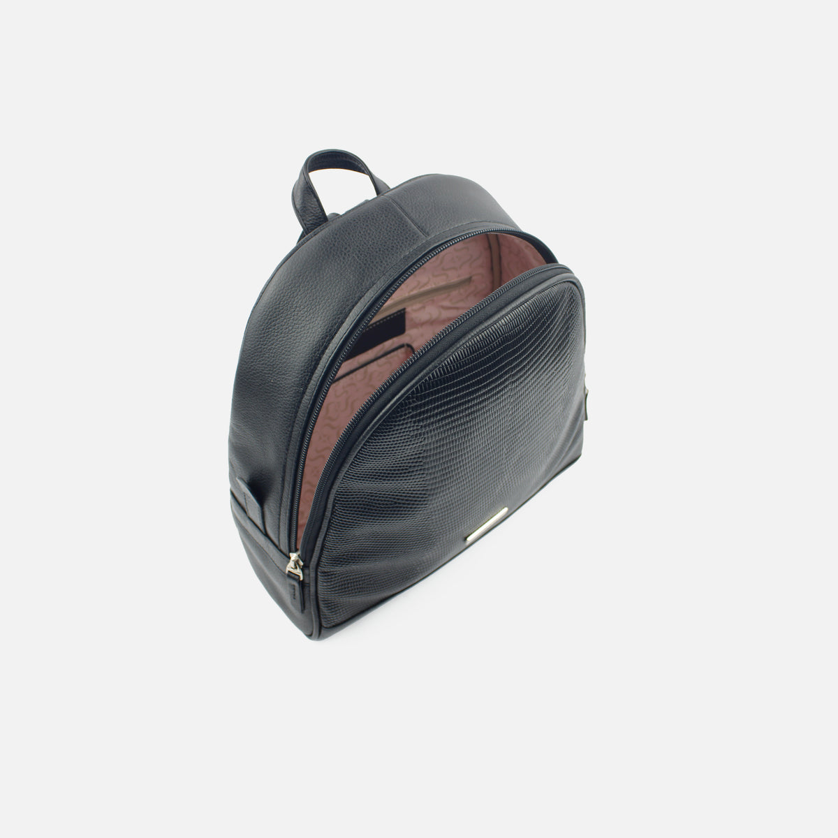 Morral centella de cuero para mujer - Negro