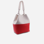 Cartera vivian de cuero para mujer - Rosado