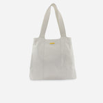 Cartera orlena de cuero para mujer - Hueso