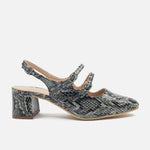 Tacones denim de sintético para mujer - Menta