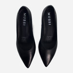 Tacones mérida de cuero para mujer - Negro