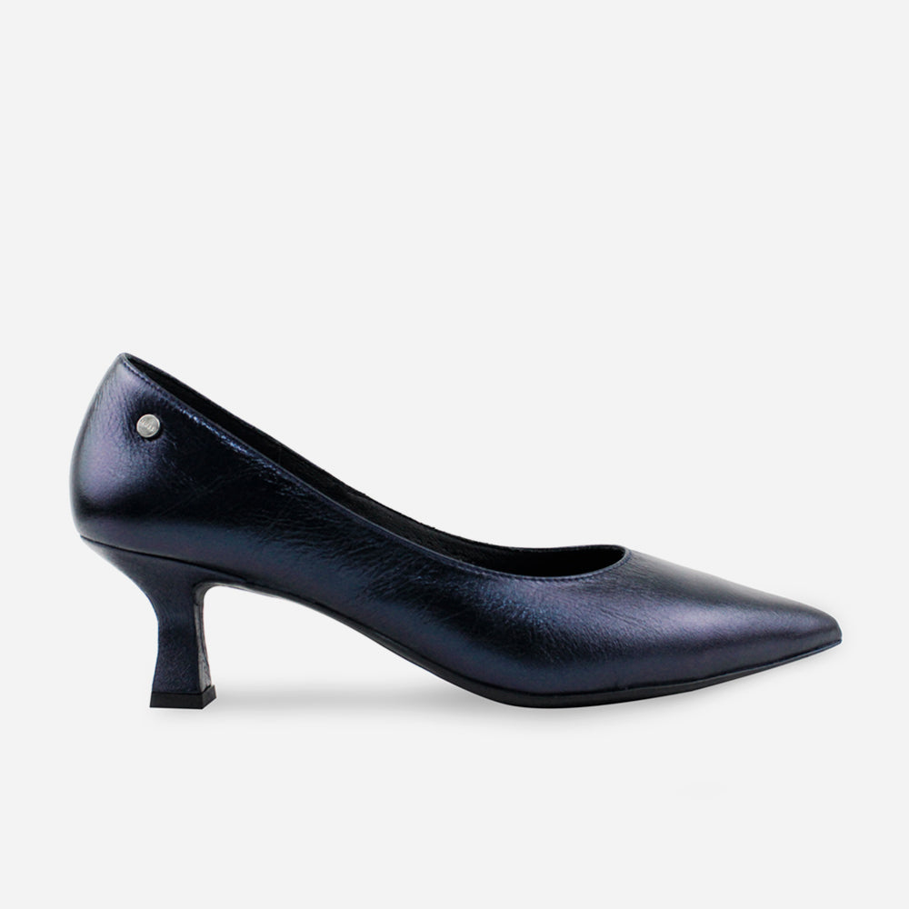 Tacones mérida de cuero para mujer - Azul