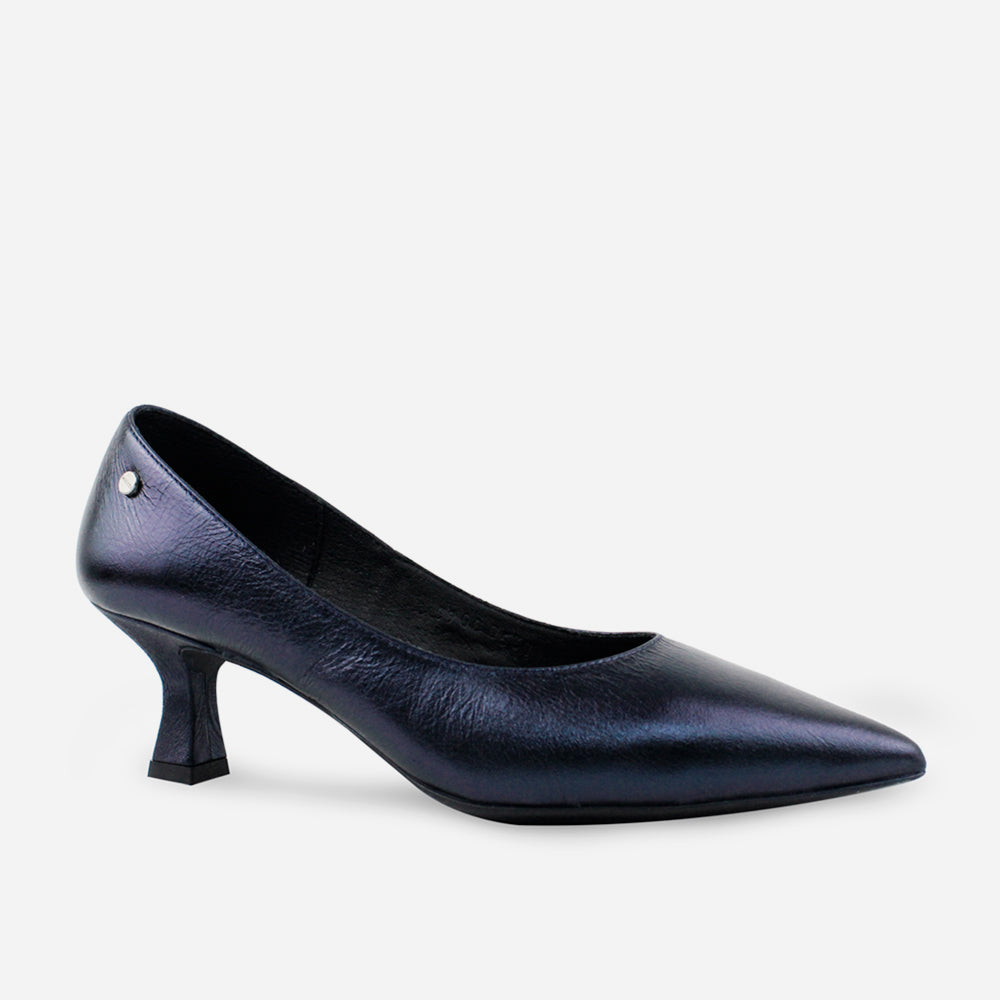 Tacones mérida de cuero para mujer - Azul