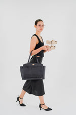 Tacones liam de cuero para mujer - Negro