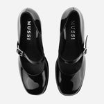 Tacones serena de charol para mujer - Negro