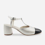 Tacones roselle de charol para mujer - Plata