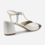 Tacones roselle de charol para mujer - Plata