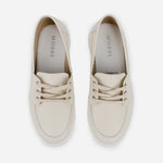 Tenis Sneakers ima de cuero para mujer - Hueso