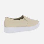 Tenis Sin Cordones diara de sintético para mujer - Beige