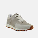 Tenis bromelias de cuero para mujer - Gris