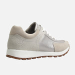 Tenis bromelias de cuero para mujer - Oro