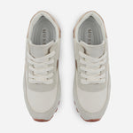 Tenis Sneakers juno de cuero carnaza para mujer - Hueso