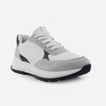 Tenis Sneakers kaira de cuero para mujer - Blanco