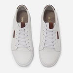 Tenis Sneakers lucinde de cuero para mujer - Blanco