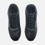 Tenis borba de cuero para mujer - Negro