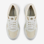 Tenis con plataforma silvia de sintético para mujer - Beige