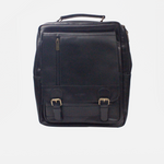 Morral jaden de cuero para hombre - Negro
