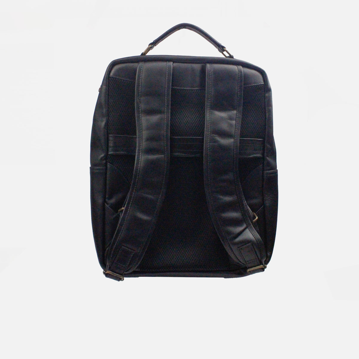 Morral jaden de cuero para hombre - Negro