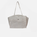 Cartera lita de cuero para mujer - Hueso