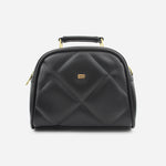 Bolso manos libres celeste de sintético para mujer - Negro