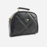 Bolso manos libres celeste de sintético para mujer - Negro