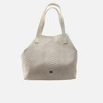 Cartera eleonor de cuero para mujer - Beige