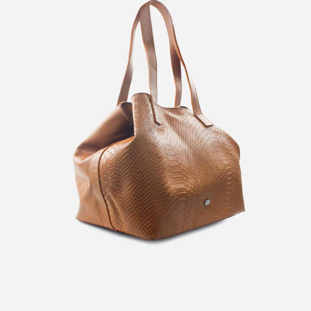 Cartera eleonor de cuero para mujer - Miel