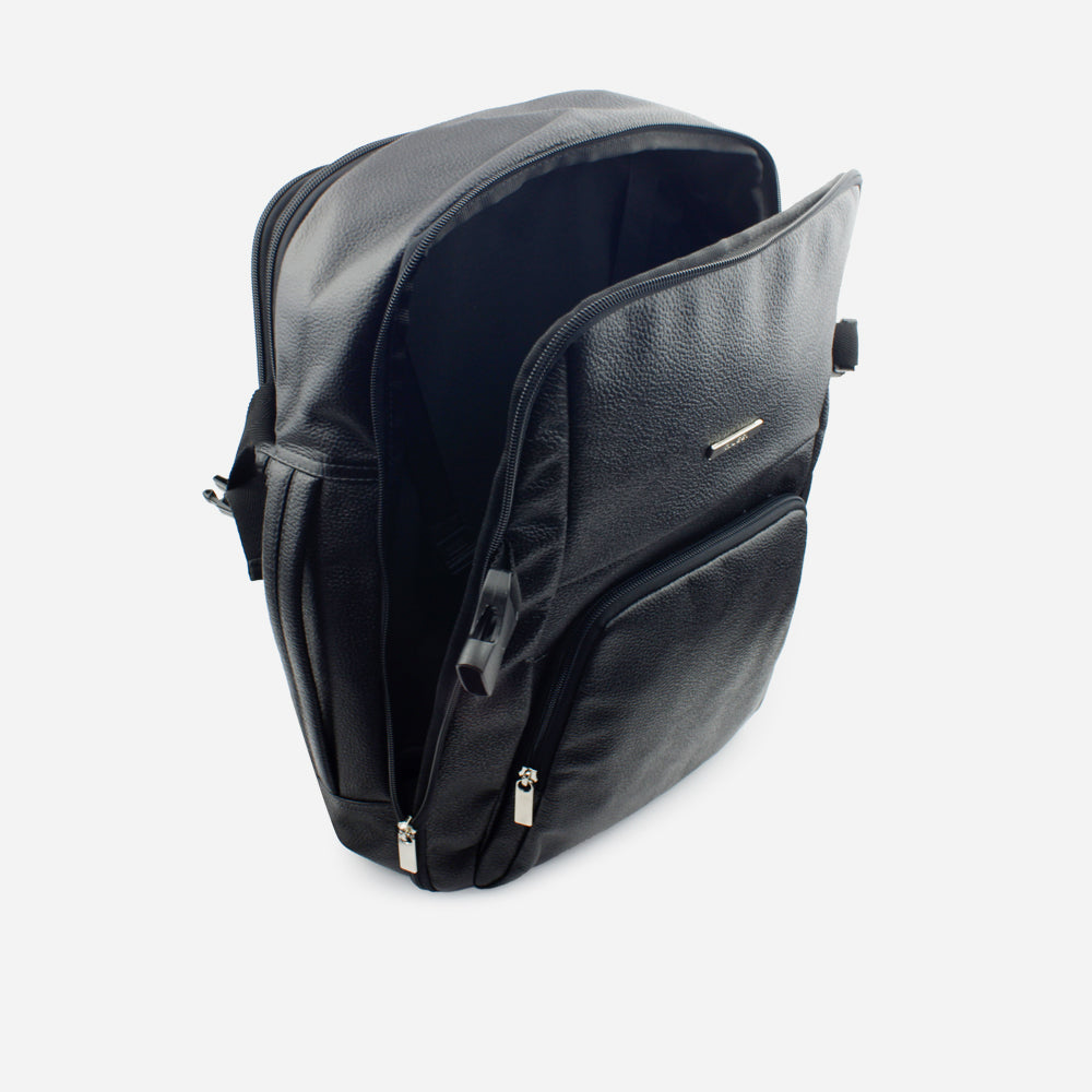 Morral vittoria de cuero para mujer - Negro