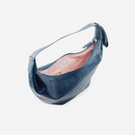 Cartera atenas de cuero para mujer - Azul